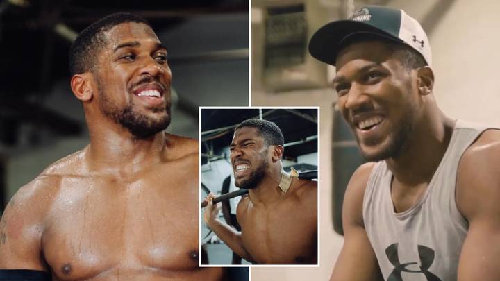 Anthony Joshua looks to be in career-best shape as he shows off remarkable physique ahead of return