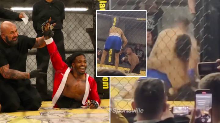 Zion Clark, an MMA fighter with no legs, wins first fight after sensational takedown