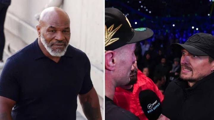 Mike Tyson clearly certain of who would win between Tyson Fury and Oleksandr Usyk