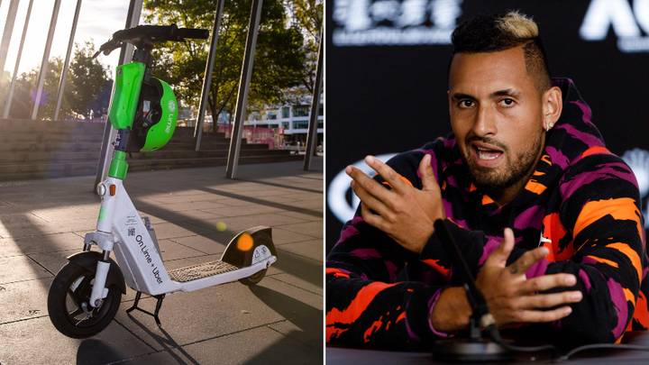 Nick Kyrgios responds to outrage over a photo of him riding an e-Scooter without a helmet