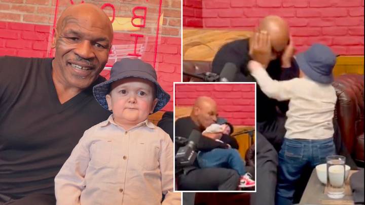 Hasbulla opens door for Mike Tyson reunion after boxing legend cradled him like a baby and tried to bite his ear