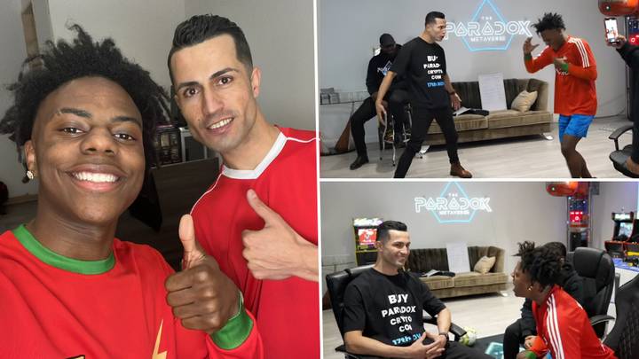 Ishowspeed Getting Rizzy IShowSpeed meets 'Cristiano Ronaldo', his reaction is ridiculous