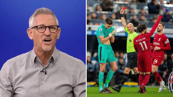 Gary Lineker argues Nick Pope should avoid Carabao Cup final ban due to red card 'anomaly'