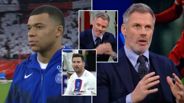 Jamie Carragher outright says he is 'delighted' to see PSG crash out of Champions League, tells Kylian Mbappe to leave