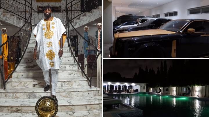 Ex-Premier League star Emmanuel Adebayor shows off stunning car collection during incredible mansion tour