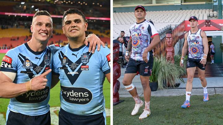 Latrell Mitchell admits online abuse directed to Jack Wighton 'opened up a few wounds', calls for action to stamp racism out