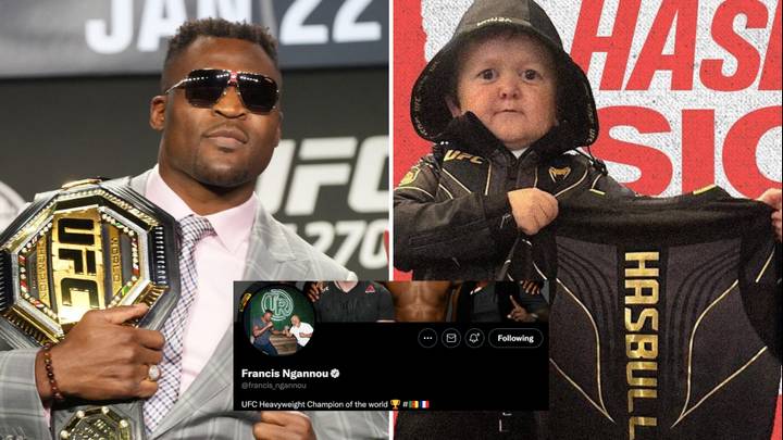Francis Ngannou hilariously reacts to Hasbulla signing for UFC, 'Mini ...