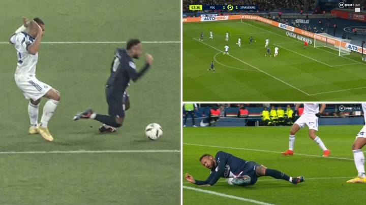 Neymar sent off for two yellow cards minutes apart, including shocking dive
