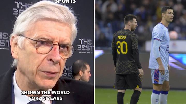 Arsene Wenger gave the ultimate response when asked the 'Lionel Messi or Cristiano Ronaldo' question