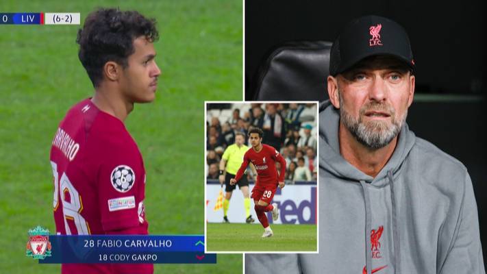 Liverpool fans think Jurgen Klopp is disrespecting Fabio Carvalho after 'insulting' amount of game time vs Real Madrid