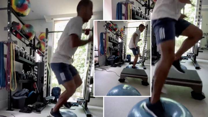 Liverpool Fans Tell Thiago Alcantara To Calm Down After Seeing Intense Home Workout