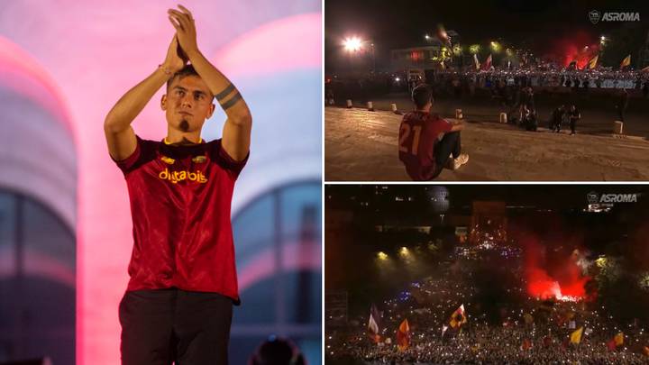 Paulo Dybala Given Stunning Welcome By Fans At Roma Unveiling, It Was Spectacular