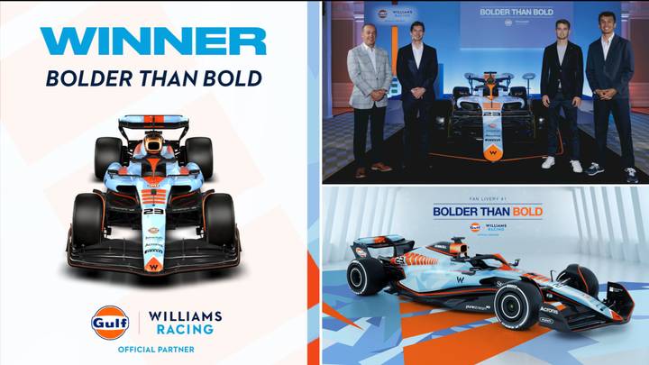 Williams Racing unveil special Gulf livery for Singapore, Japan and ...