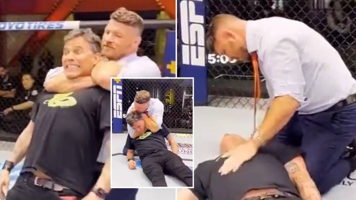 UFC legend Michael Bisping choked Steve-O unconscious, then revived him