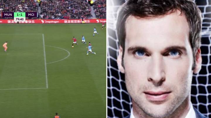 Petr Cech goes viral for tweet after controversial Bruno Fernandes goal against Man City