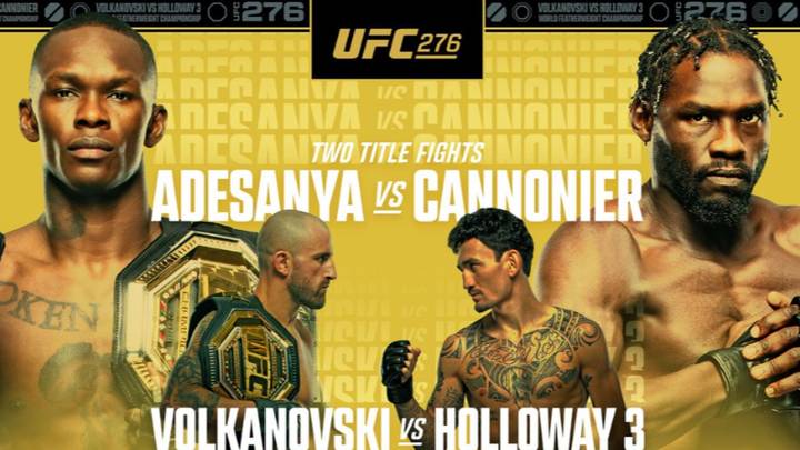 UFC 276 Preview: Israel Adesanya Vs. Jared Cannonier, Alexander Volkanovski Vs. Max Holloway