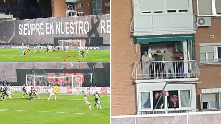 Federico Valverde’s shot ended up on the balcony of someone’s apartment last night