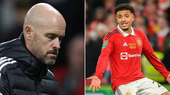 Man Utd boss Erik ten Hag 'losing patience' with Jadon Sancho after Newcastle defeat