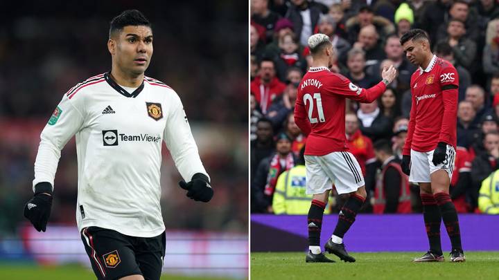 Casemiro extends unwanted Man Utd statistic after latest red card