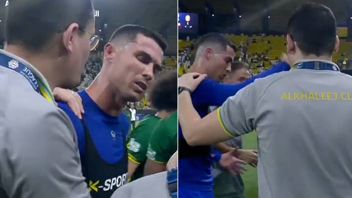 Cristiano Ronaldo unhappy at selfie attempt from Al Nassr rival