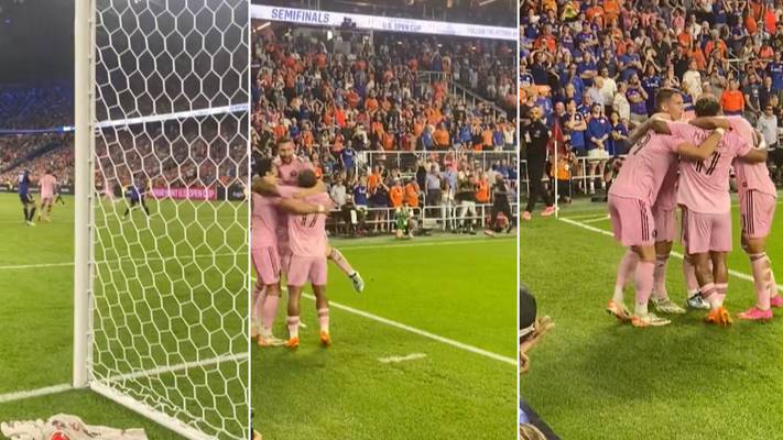 Fans have spotted Lionel Messi's bodyguard, he follows him everywhere, even when he's on the pitch