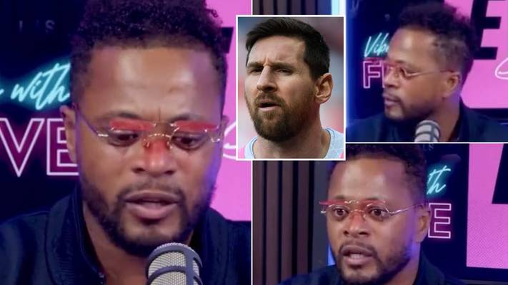 Former Man United star Patrice Evra reveals that Lionel Messi made him cry in his car