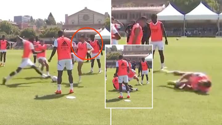 Eden Hazard Completely Taken Out By Antonio Rudiger In Real Madrid Training, Couldn't Finish Session