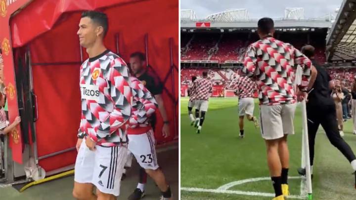 Manchester United's official account posts footage of Cristiano Ronaldo being booed