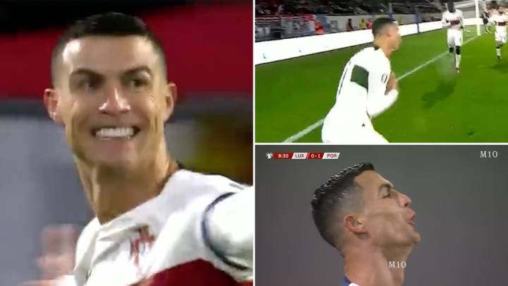 Cristiano Ronaldo performs new celebration after scoring for Portugal