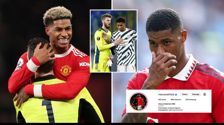 Rashford Makes Big Social Media Mistake in David de Gea Farewell Message Rashford Makes Big Social Media Mistake in David de Gea Farewell Message