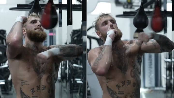 Boxing fans are all saying the same thing after watching Jake Paul on the speed bag