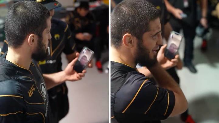 Islam Final Call Islam Makhachev receives emotional call from Khabib moments after ...
