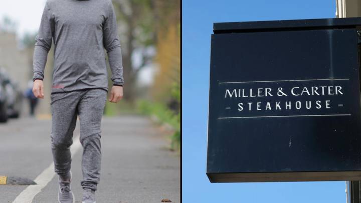 Couple felt 'discriminated' by Miller & Carter after being refused entry for wearing tracksuit