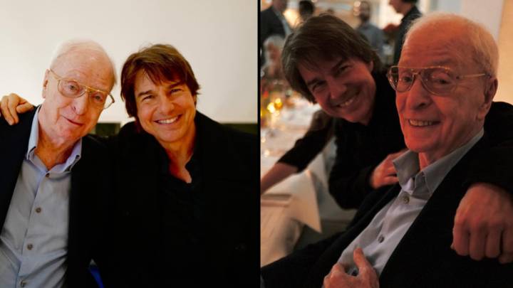 Tom Cruise attends Sir Michael Caine’s 90th birthday party after ditching the Oscars