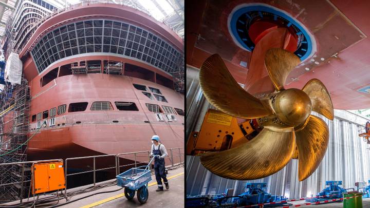 world's largest cruise ship headed straight from shipyard to junkyard