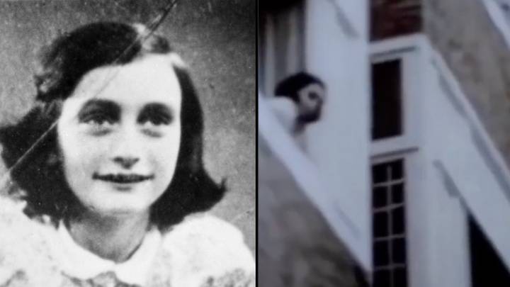 Scared Anne Incredibly rare footage is only existing film image of Anne Frank