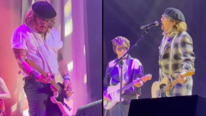 Johnny Depp Delivers Surprise Performance At UK Concert After Defamation Trial's Closing Arguments