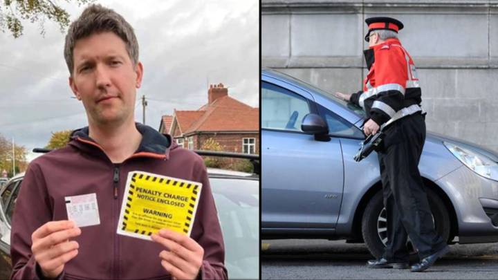 Man given parking fine after ‘leaving ticket upside down’