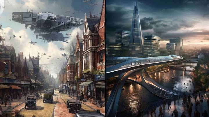 Incredible AI technology shows what UK cities will look like in 2050