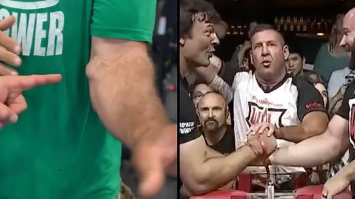 'World's strongest arm wrestler' has a 'secret weapon'