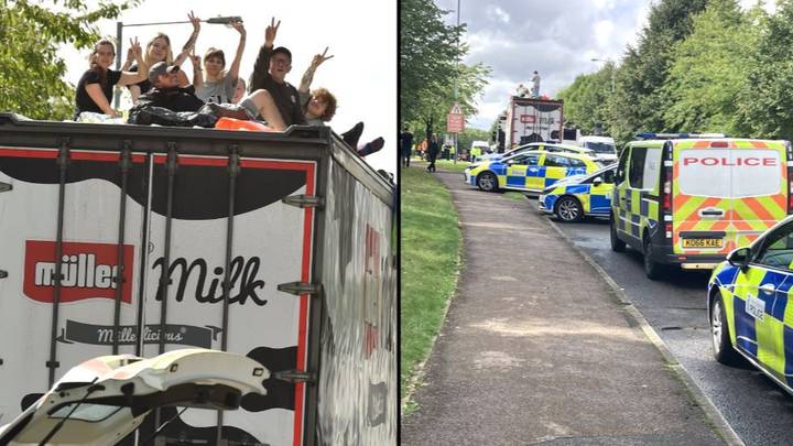 Vegan activists cause chaos after supergluing themselves to Muller lorries