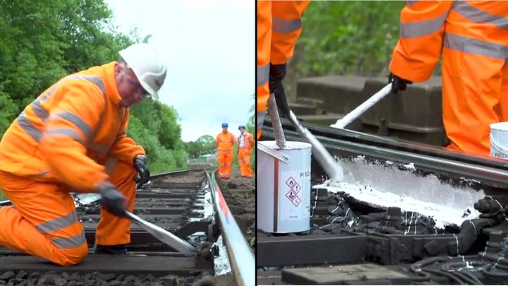 Network Rail Are Painting Train Tracks White Ahead Of Record-Breaking UK Heatwave