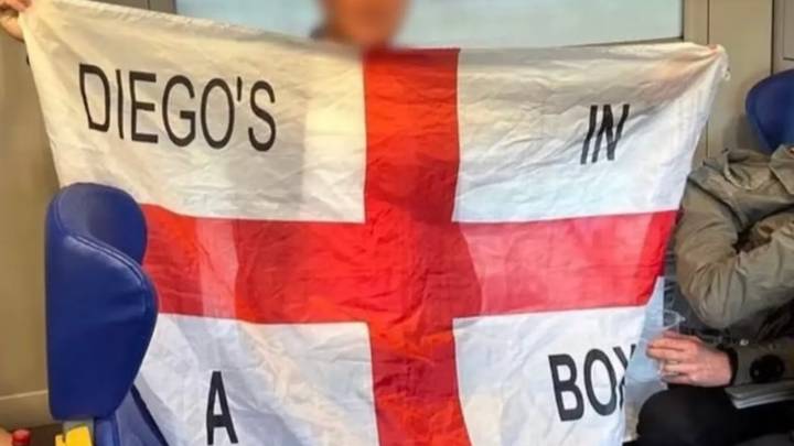 FA bans England fan mocking Maradona’s death with flag ahead of Italy match