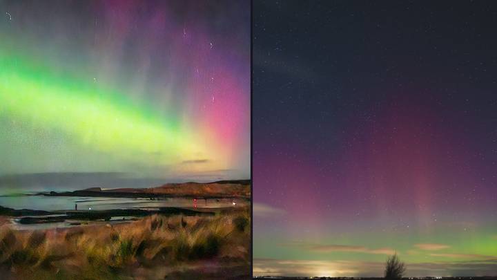 Brits capture Northern Lights as rare phenomenon hits UK