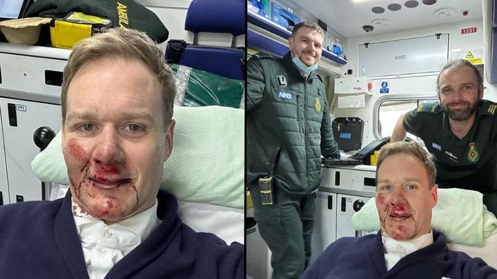 Dan Walker ‘glad to be alive’ as he’s rushed to hospital following bike accident