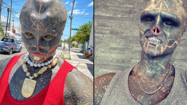Black Alien carves flesh off the side of his head to spell nickname