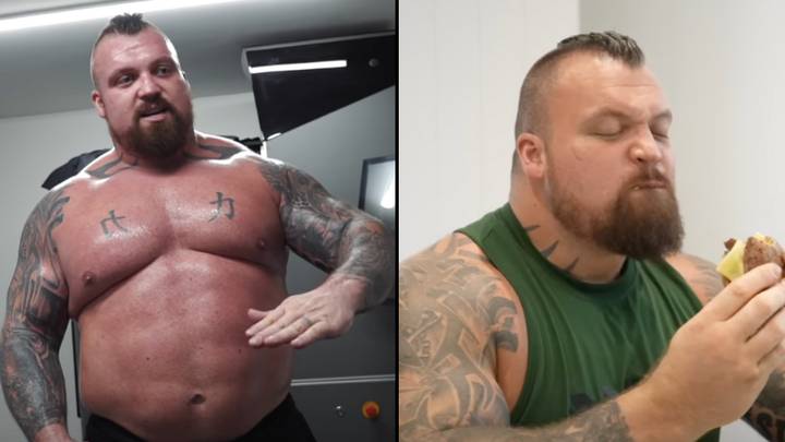 Former World's Strongest man Eddie Hall says eating 20,000 calories in 24 hours was ‘worst day of his life’