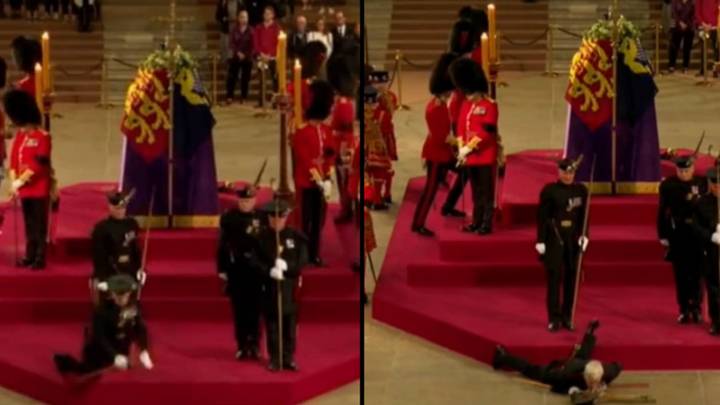 Brutal schedule that led to guard fainting at the Queen's coffin