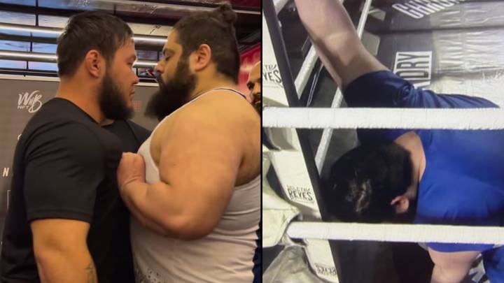 Iranian Hulk was too shy to train in front of public before knockout in debut fight