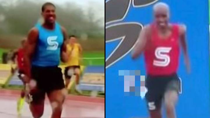 Anthony Joshua once beat Mo Farah in a race